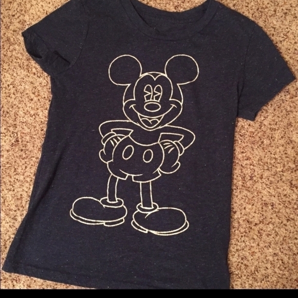 Disney Parks Mickey‎ Mouse Sparkly Graphic Tee - Picture 2 of 4